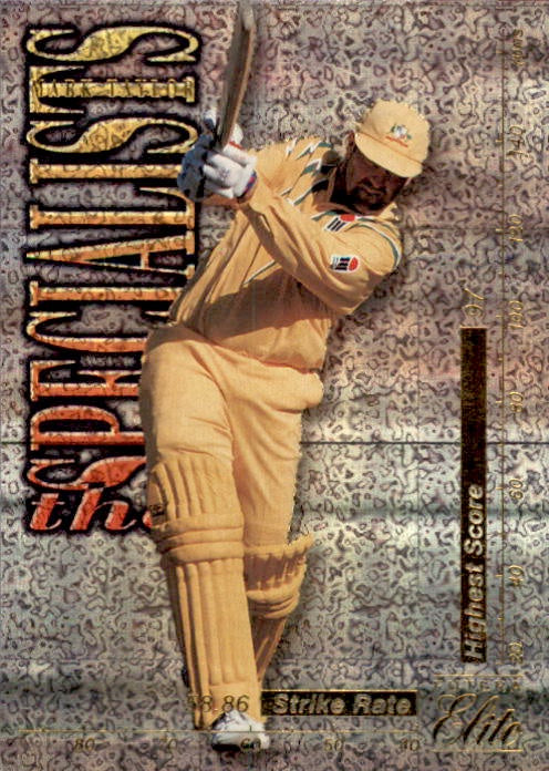 Mark Taylor, The Specialists, 1996 Futera Elite Cricket