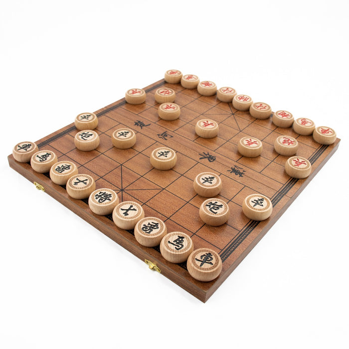 LPG Wooden Chinese Chess Set - 35 cm Foldable Board