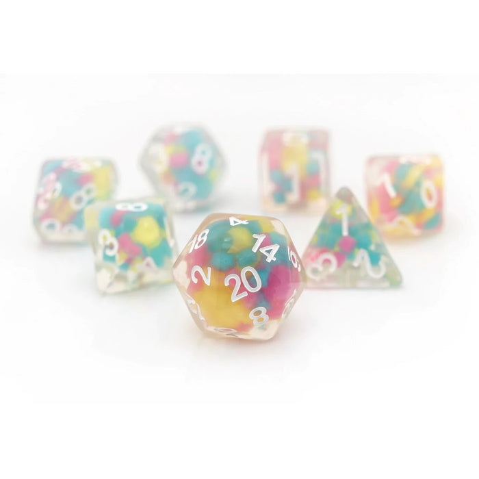 Sirius Dice - Lucky Charm Glowworm Dice Set 7