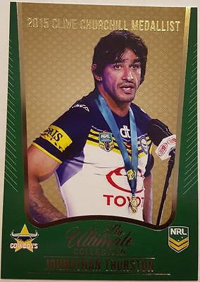 2015 Select NRL Ultimate Collection Clive Churchill Medallist, Thurston, Cowboys