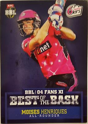 2015-16 Tap'n'play CA BBL 05 Cricket, Best of the Bash, Moises Henriques, 6ers