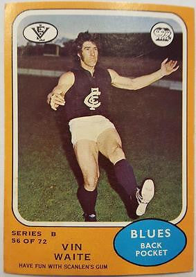 1973 Scanlens VFL Series B, Vin Waite