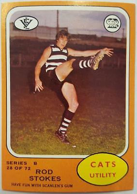 1973 Scanlens VFL Series B, Rod Stokes
