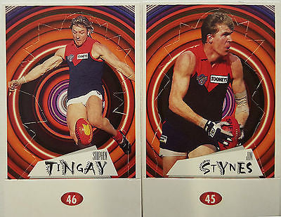 1997 Select Melbourne Demons Pop-up Set, Neitz, Lyon, Stynes, Tingay