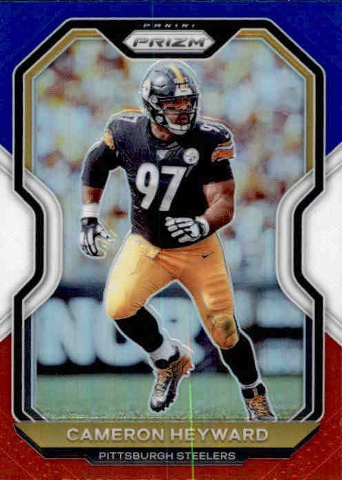 Cameron Heyward, Red White Blue Prizm, 2020 Panini Prizm Football NFL