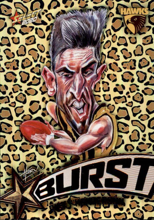 Ricky Henderson, Leopard Starburst, 2020 Select AFL Footy Stars