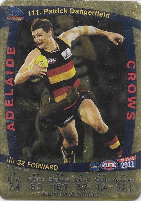 Patrick Dangerfield, Gold, 2011 Teamcoach AFL