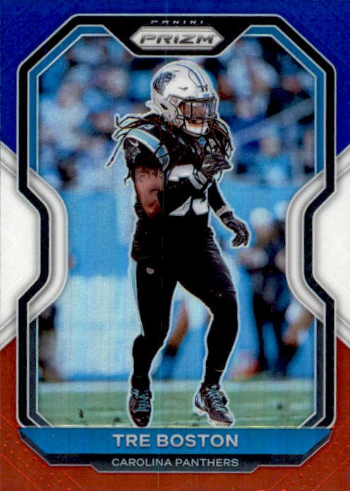 Tre Boston, Red White Blue Prizm, 2020 Panini Prizm Football NFL