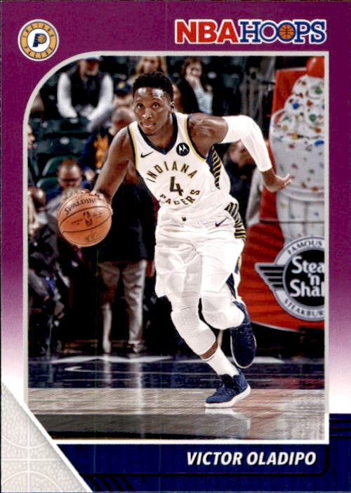 Victor Oladipo, #73, Purple Parallel, 2019-20 Panini Hoops Basketball NBA