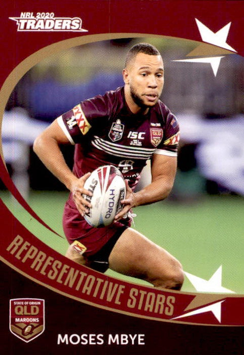 RS33 Moses Mbye, Representative Stars, 2020 TLA Traders NRL