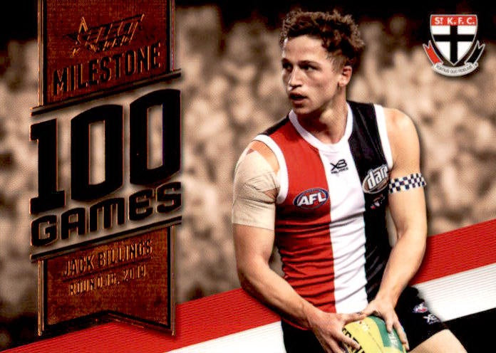 Jack Billings, 100 Games Milestone, 2020 Select AFL Footy Stars