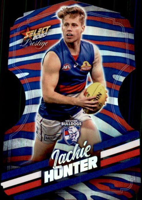 Lachie Hunter, Zebra Diecut, 2020 Select AFL PRESTIGE Footy Stars