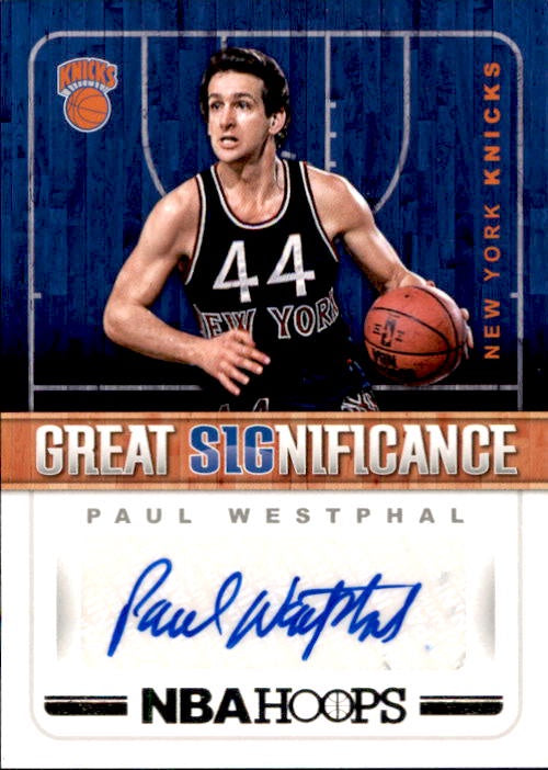 Paul Westphal, Great Significance, 2018-19 Panini Hoops Basketball NBA