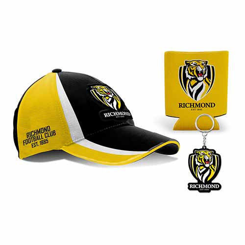 Richmond Tigers Cap, Can Cooler & Keyring Gift Box