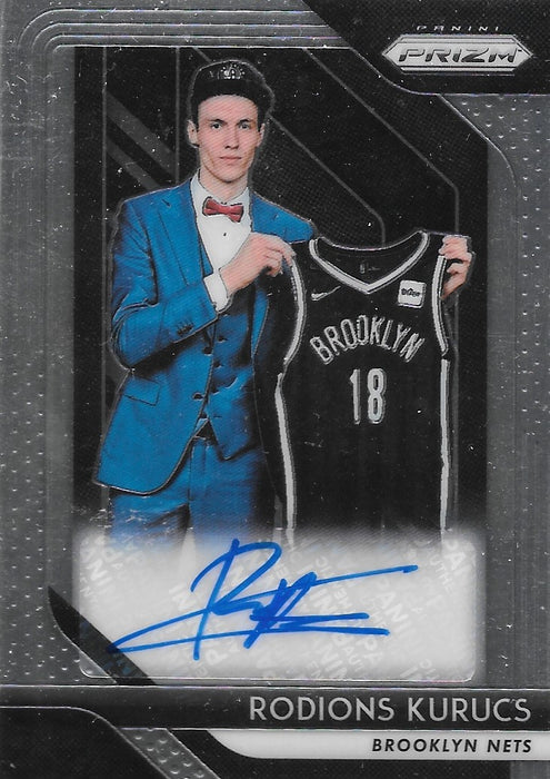 Rodions Kurucs, RC, Rookie Signature, 2018-19 Panini Prizm Basketball NBA