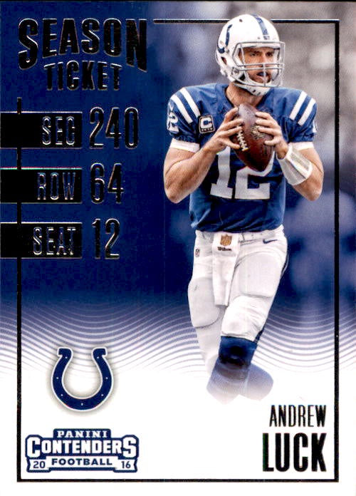 Andrew Luck, 2016 Panini Contenders Football NFL