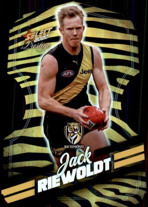 Jack Riewoldt, Zebra Diecut, 2020 Select AFL PRESTIGE Footy Stars