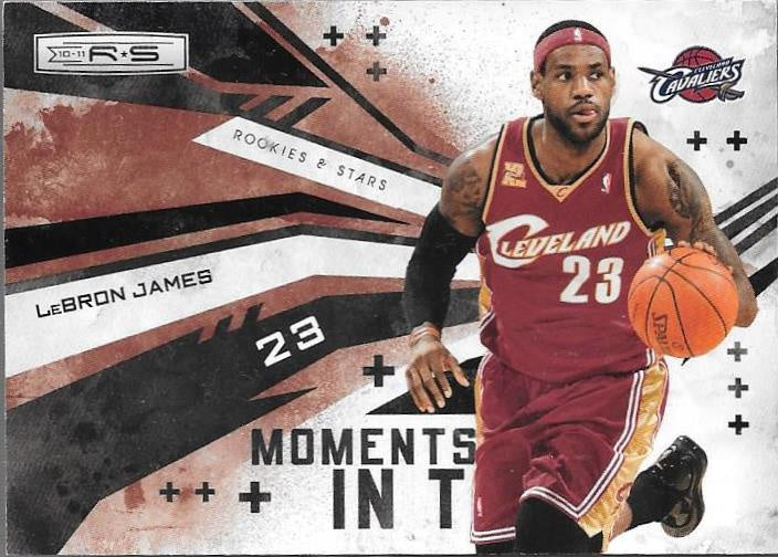 Lebron James, Moments in Time /99, 2010-11 Panini Rookies & Stars Basketball NBA