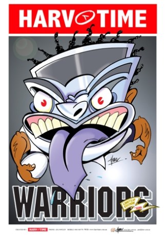New Zealand Warriors, NRL Mascot Harv Time Poster