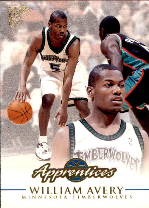 William Avery, Apprentices, 2000-01 Topps Gallery NBA Basketball