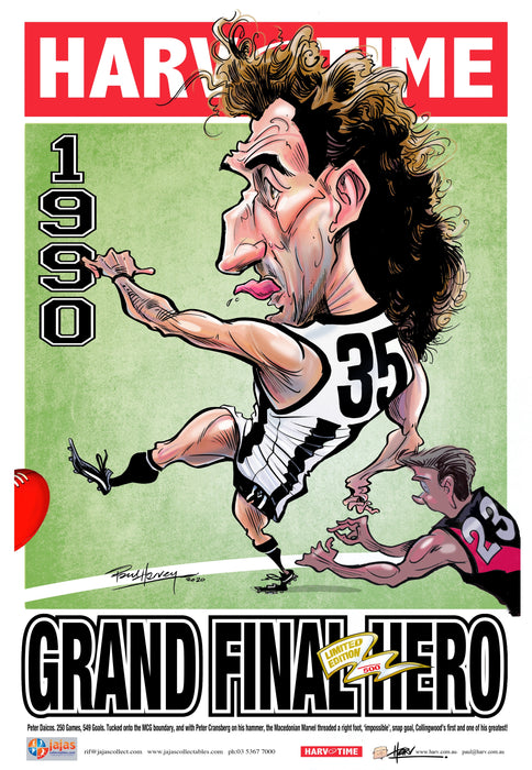 Peter Daicos, Grand Final Hero Harv Time Poster