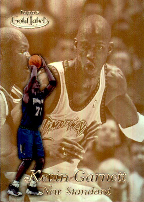 Kevin Garnett, New Standard, 1999-00 Topps Gold Label Basketball NBA