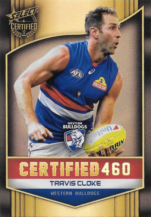 Travis Cloke, Certified 460, 2017 Select AFL Certified