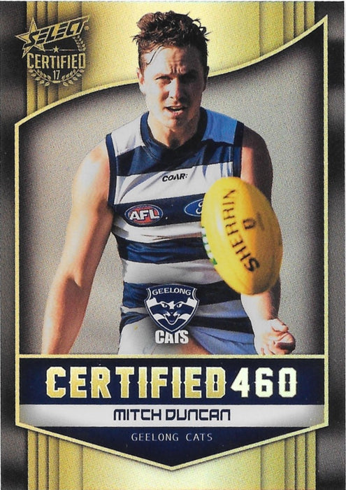 Mitch Duncan, Certified 460, 2017 Select AFL Certified