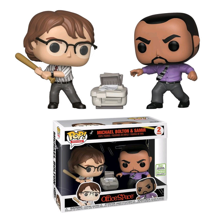 Office Space - Samir & Michael Bolton ECCC 2019 US Exclusive Pop! Vinyl 2-pack [RS]