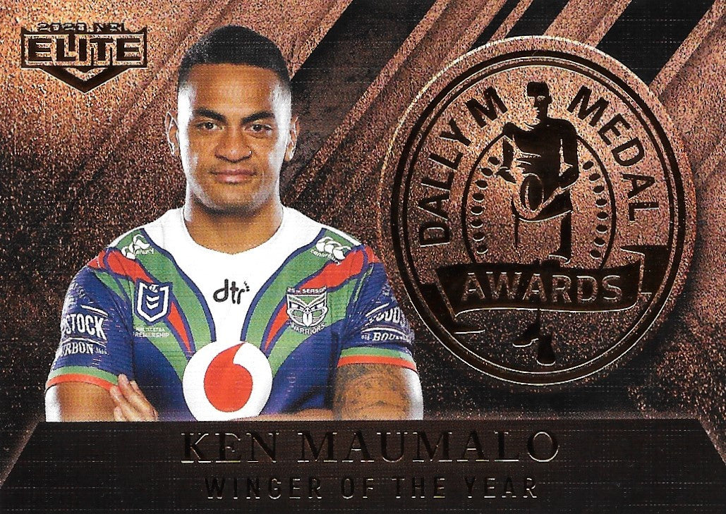 Ken Maumalo, DM03, Dally M Awards, 2020 TLA Elite NRL