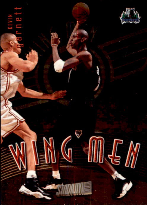 Kevin Garnett, Wing Men, 1998-99 Topps Stadium Club Basketball NBA