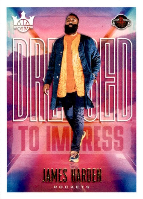 James Harden, Dressed to Impress, 2019-20 Panini Court Kings Basketball NBA