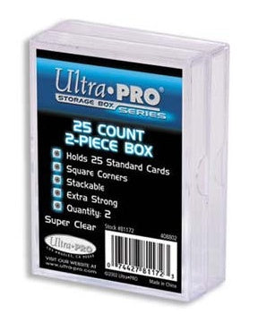 ULTRA PRO Card Storage Box - 2 Piece 25ct 2 Pack