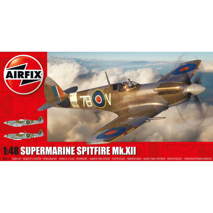 AIRFIX SUPERMARINE SPITFIRE MK.XII, 1:48 Scale Model Kit