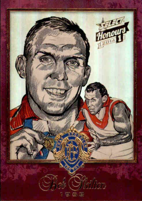 Bob Skilton, 1963 Brownlow Sketch, 2014 Select AFL Honours 1