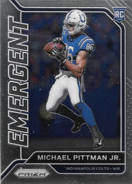 Michael Pittman Jr, Emergent, 2020 Panini Prizm Football NFL