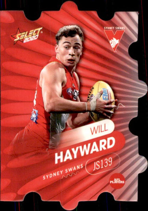JS139 Will Hayward, Jigsaw, 2020 Select AFL Footy Stars