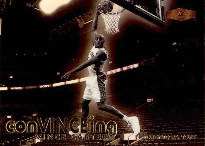 Vince Carter, ConVINCEing #9, 1999-2000 Flair Showcase Basketball NBA