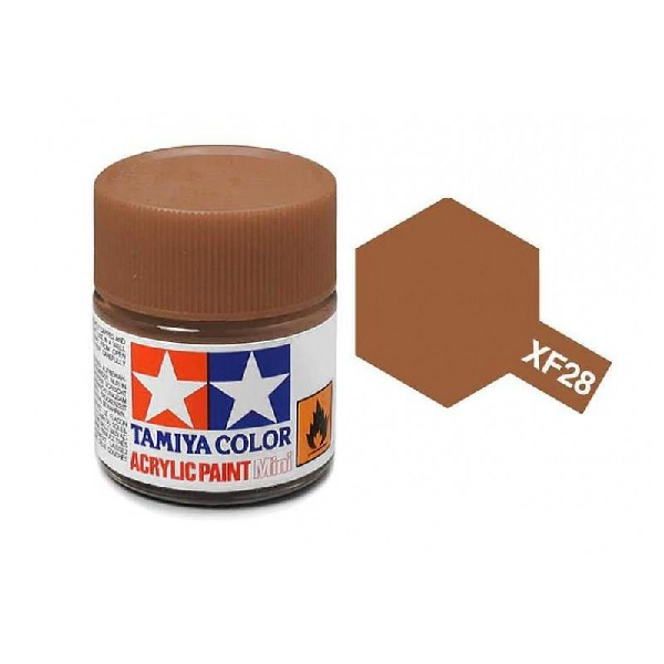 TAMIYA ACRYLIC MINI XF-28 DARK COPPER 10ml