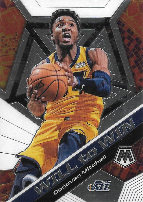 Donovan Mitchell, Will to Win, 2019-20 Panini Mosaic Basketball NBA