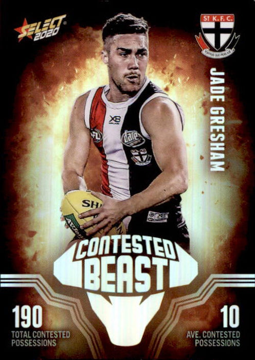 Jade Gresham, Contested Beasts, 2020 Select AFL Footy Stars