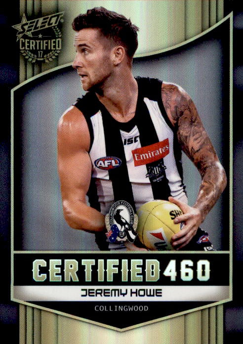 Jeremy Howe, Certified 460, 2017 Select AFL Certified