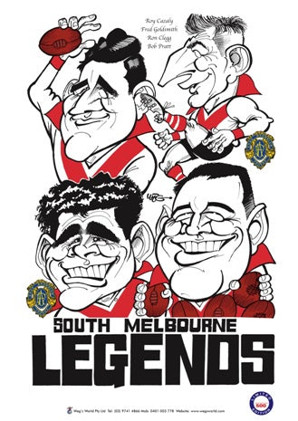 WEG South Melbourne Legends Poster