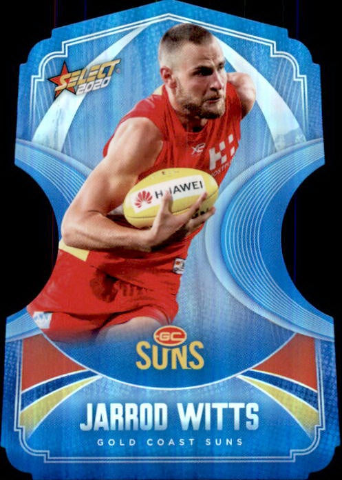 Jarrod Witts, Ice Blue Diecuts, 2020 Select AFL Footy Stars