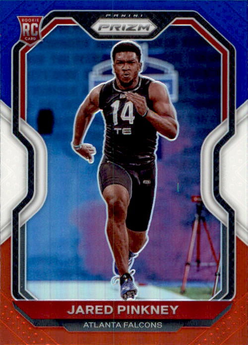 Jared Pinkney, RC, Red White Blue Prizm, 2020 Panini Prizm Football NFL