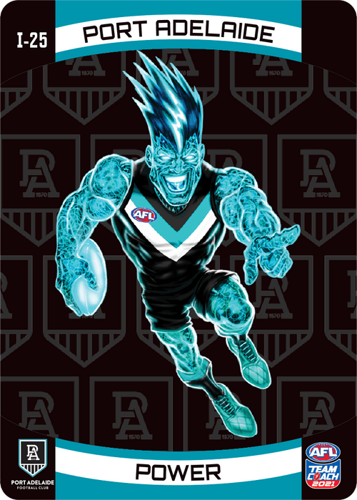 Port Adelaide Power Mascot, 3D Icons, 2021 Teamcoach AFL