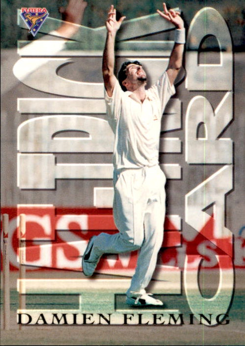 Damien Fleming, Hatrick Card, 1993-94 Futera Cricket