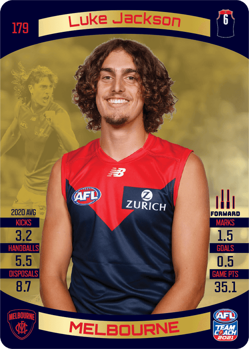 Luke Jackson, Gold, 2021 Teamcoach AFL
