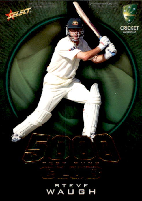 Steve Waugh, 5000 Test Run Club, 2009-10 Select Cricket