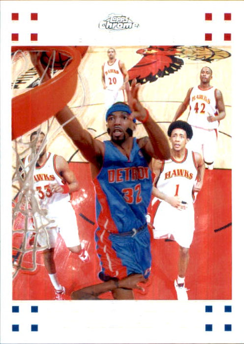 Richard Hamilton, Refractor, 2007-08 Topps Chrome Basketball NBA